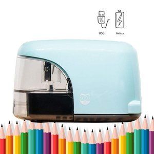 Electric Pencil Sharpener, USB Plug in and Battery